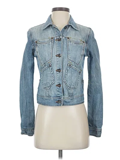 Pre-owned Assorted Brands Denim Jacket In Blue