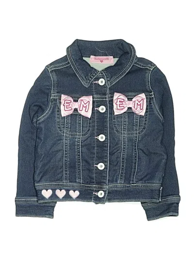 Pre-owned Assorted Brands Kids' Denim Jacket In Blue