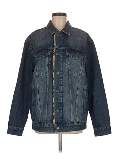 Pre-owned Assorted Brands Denim Jacket In Blue