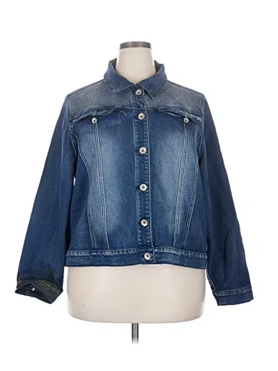Pre-owned Assorted Brands Denim Jacket In Blue