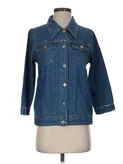 Pre-owned Assorted Brands Denim Jacket In Blue
