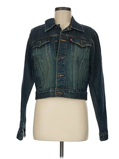Pre-owned Assorted Brands Denim Jacket In Blue