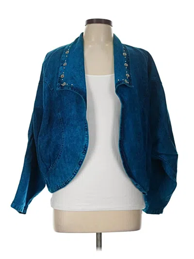 Pre-owned Assorted Brands Denim Jacket In Blue