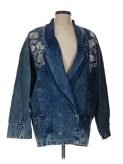 Pre-owned Assorted Brands Denim Jacket In Blue