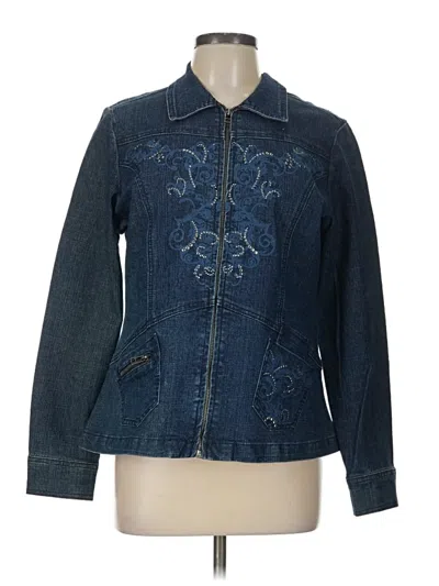Pre-owned Assorted Brands Denim Jacket In Blue