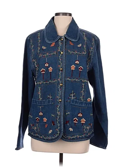 Pre-owned Assorted Brands Denim Jacket In Blue
