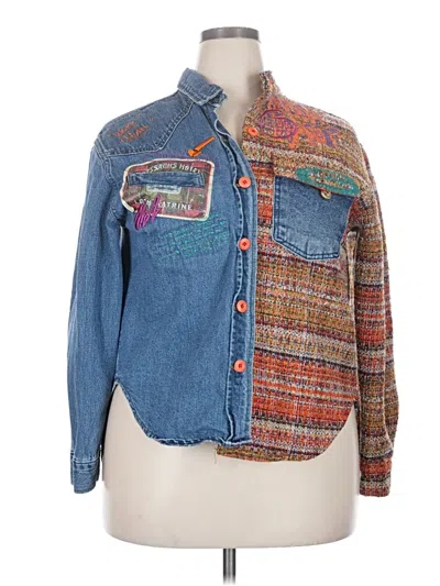 Pre-owned Assorted Brands Denim Jacket In Blue