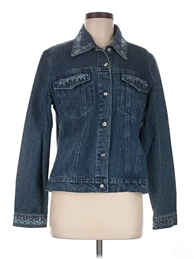 Pre-owned Assorted Brands Denim Jacket In Blue