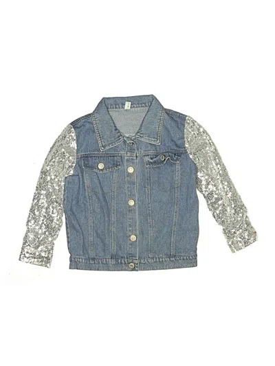 Pre-owned Assorted Brands Kids' Denim Jacket In Blue