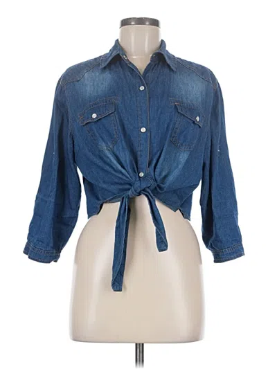Pre-owned Assorted Brands Denim Jacket In Blue