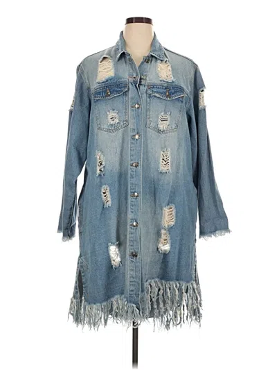 Pre-owned Assorted Brands Denim Jacket In Blue
