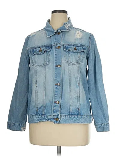 Pre-owned Assorted Brands Denim Jacket In Blue