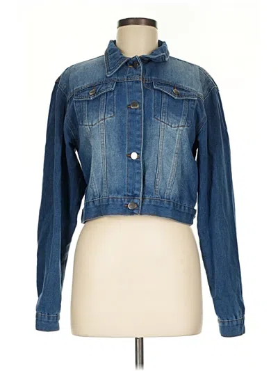 Pre-owned Assorted Brands Denim Jacket In Blue