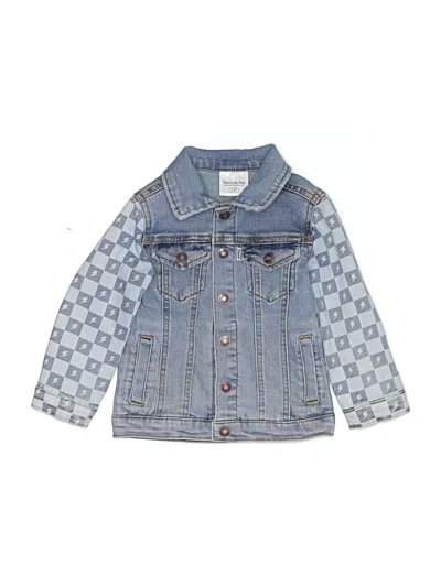 Pre-owned Assorted Brands Kids' Denim Jacket In Blue