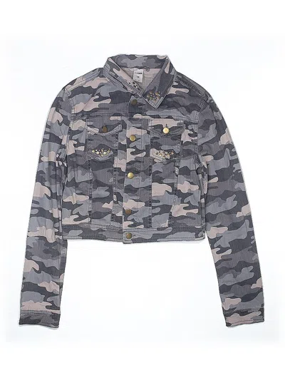 Pre-owned Assorted Brands Kids' Denim Jacket In Gray