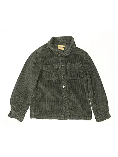 Pre-owned Assorted Brands Kids' Denim Jacket In Green