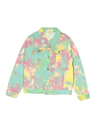Pre-owned Assorted Brands Kids' Denim Jacket In Green