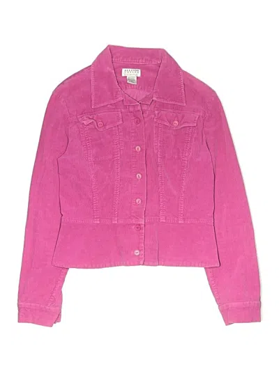 Pre-owned Assorted Brands Kids' Denim Jacket In Pink