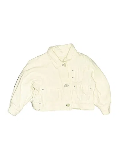 Pre-owned Assorted Brands Kids' Denim Jacket In White