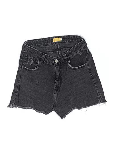 Pre-owned Assorted Brands Denim Shorts In Black