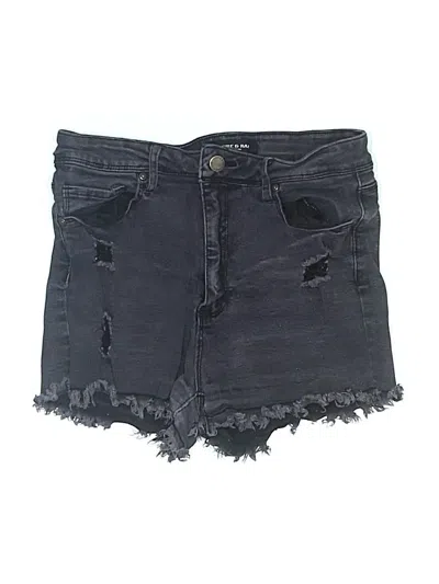 Pre-owned Assorted Brands Denim Shorts In Black