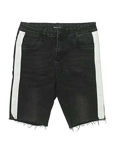 Pre-owned Assorted Brands Denim Shorts In Black