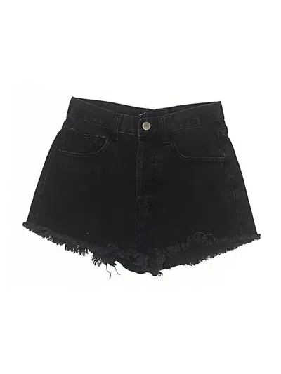 Pre-owned Assorted Brands Denim Shorts In Black