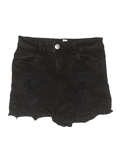 Pre-owned Assorted Brands Denim Shorts In Black