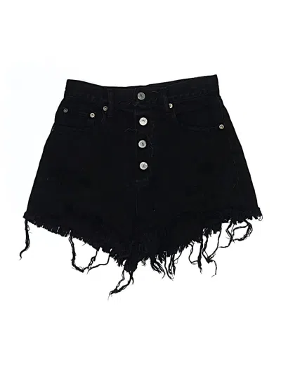 Pre-owned Assorted Brands Denim Shorts In Black