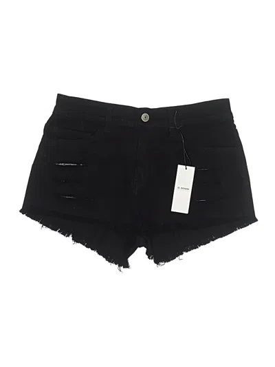 Pre-owned Assorted Brands Denim Shorts In Black