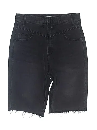 Pre-owned Assorted Brands Denim Shorts In Black