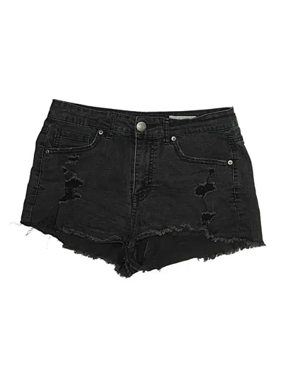 Pre-owned Assorted Brands Denim Shorts In Black
