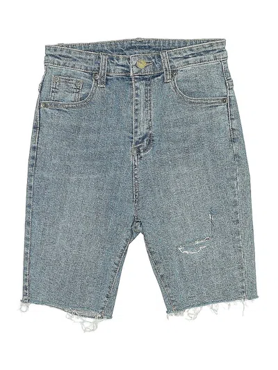 Pre-owned Assorted Brands Kids' Denim Shorts In Blue