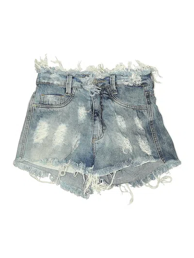 Pre-owned Assorted Brands Denim Shorts In Blue