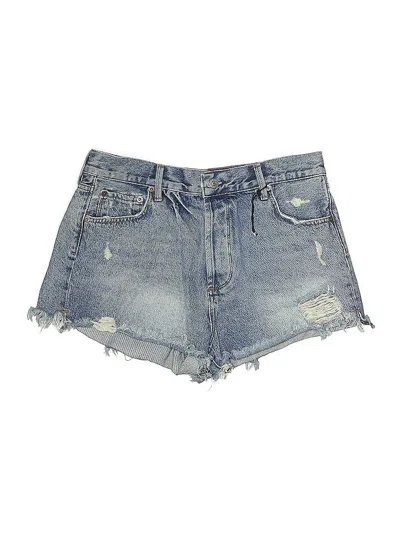 Pre-owned Assorted Brands Denim Shorts In Blue