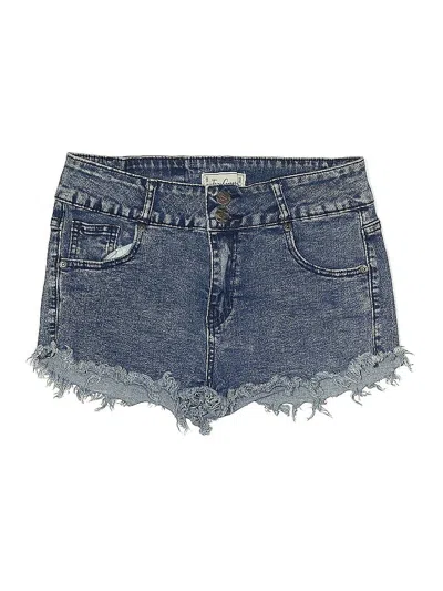 Pre-owned Assorted Brands Denim Shorts In Blue