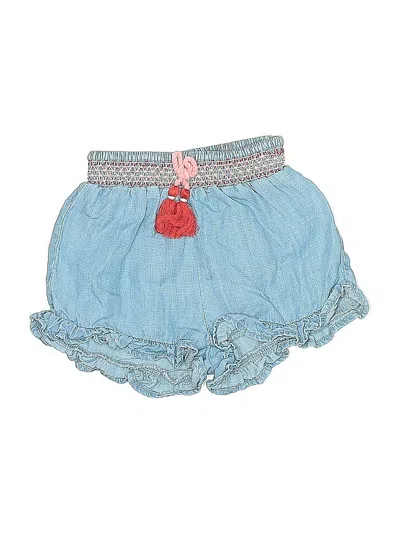 Pre-owned Assorted Brands Babies' Denim Shorts In Blue