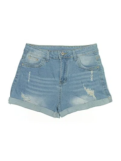 Pre-owned Assorted Brands Denim Shorts In Blue