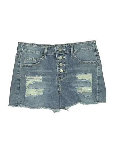 Pre-owned Assorted Brands Denim Shorts In Blue
