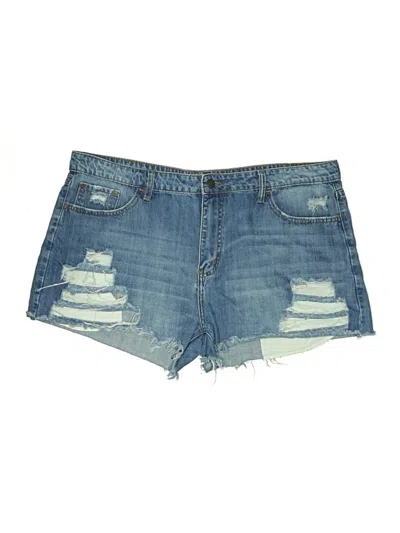 Pre-owned Assorted Brands Denim Shorts In Blue