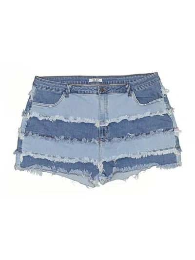Pre-owned Assorted Brands Denim Shorts In Blue