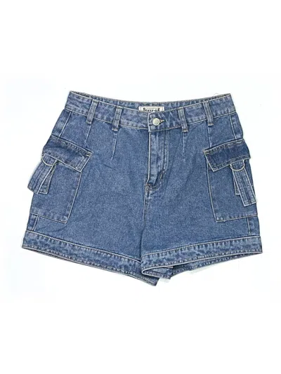 Pre-owned Assorted Brands Denim Shorts In Blue
