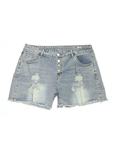 Pre-owned Assorted Brands Denim Shorts In Blue