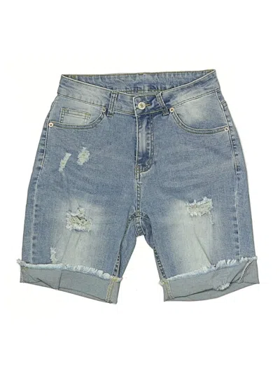 Pre-owned Assorted Brands Denim Shorts In Blue