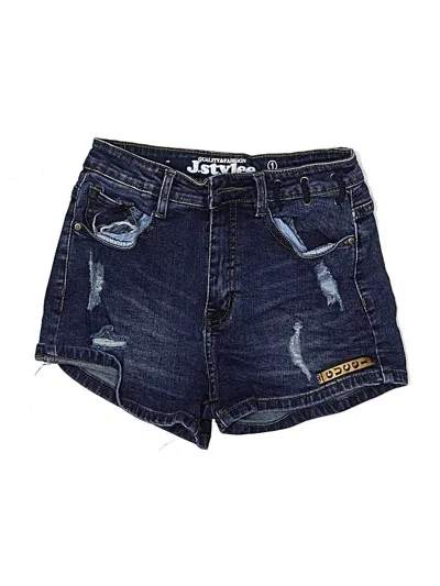 Pre-owned Assorted Brands Denim Shorts In Blue