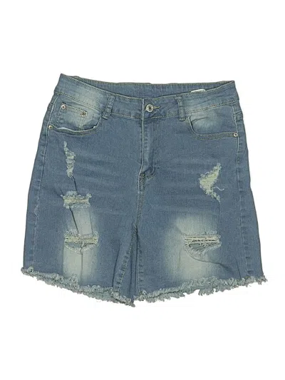 Pre-owned Assorted Brands Denim Shorts In Blue