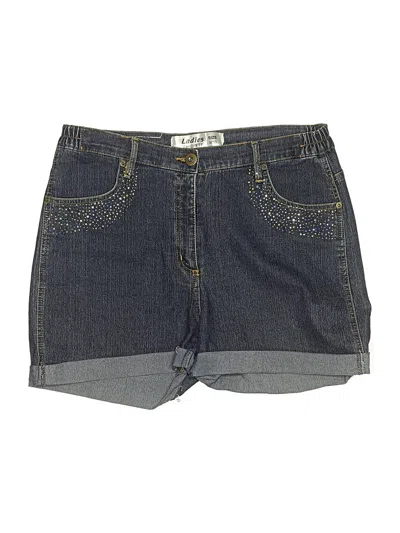 Pre-owned Assorted Brands Denim Shorts In Blue