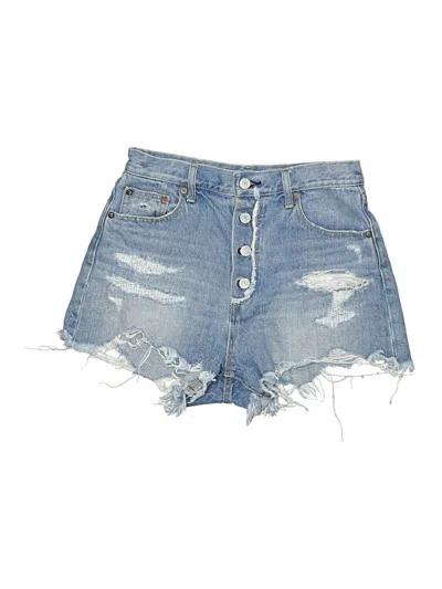 Pre-owned Assorted Brands Denim Shorts In Blue