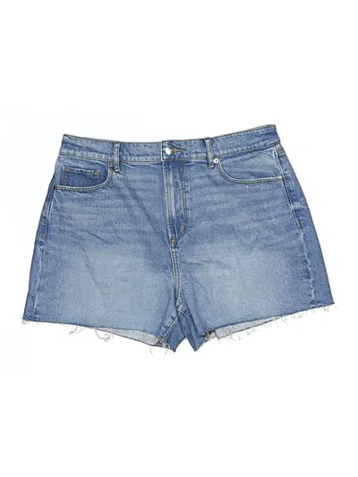 Pre-owned Assorted Brands Denim Shorts In Blue