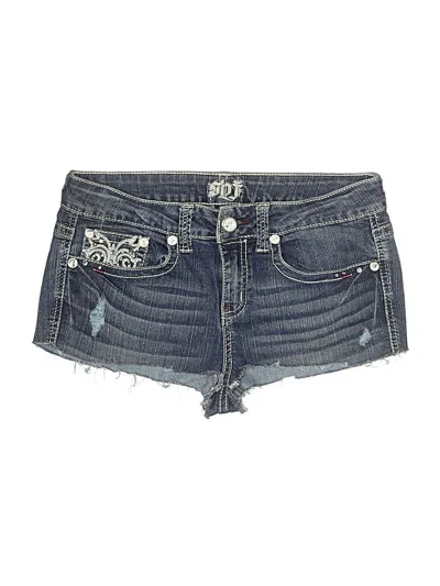 Pre-owned Assorted Brands Denim Shorts In Blue